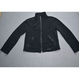 Women's J.LINDEBURG Golf Jacket-Size Medium‎ Gore Wndstopper Full Zip Black